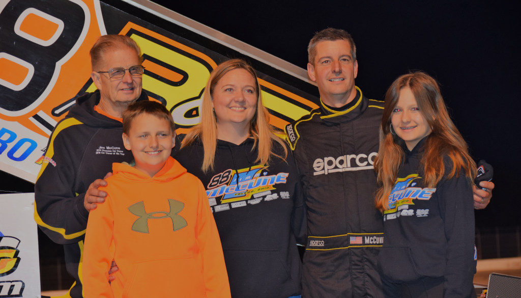 McCune and family - Must See Racing at Birch Run Speedway